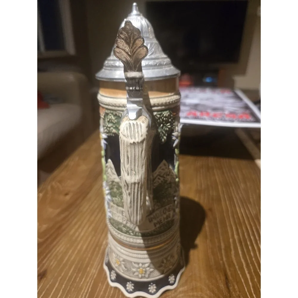 Vintage GERZ W Germany Musical Beer Stein MAPSA Pewter Lid 11